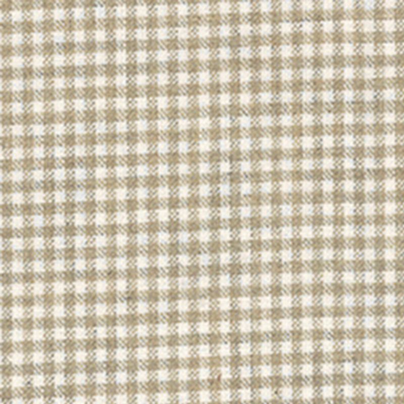 Vevd stoff -  Beige ruter - utsolgt