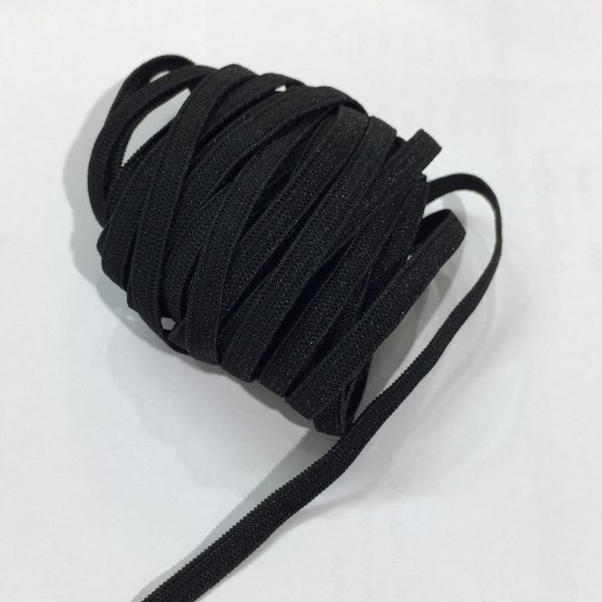 Hovedbilde Strikk svart 5mm- mykt