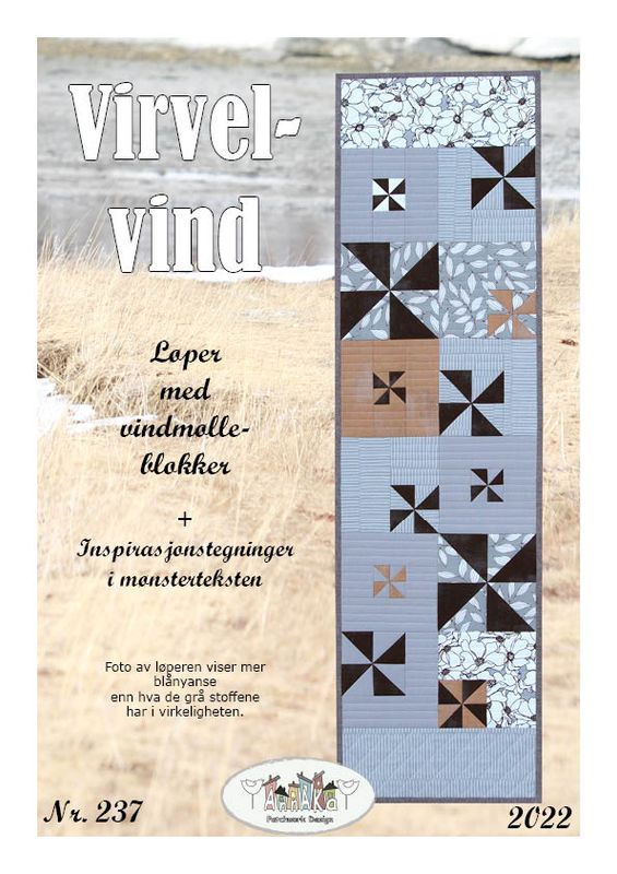Virvelvind - mønster på løper