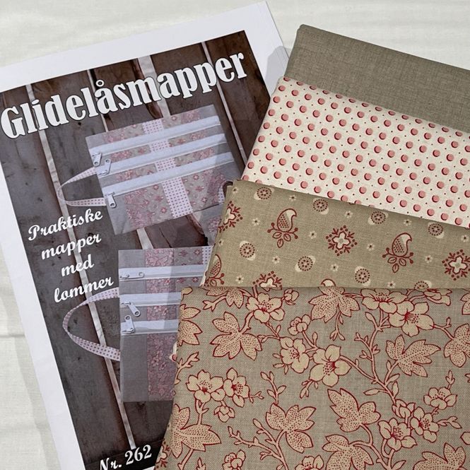 Hovedbilde Glidelåsmappe - stoffpakke ...