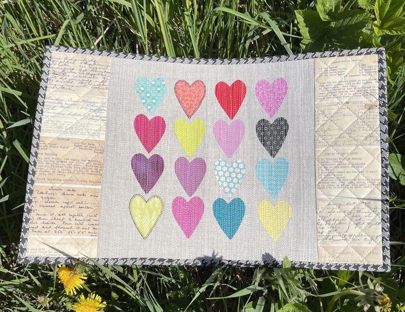 Utsolgt  - Junk journal - tekst 50cm