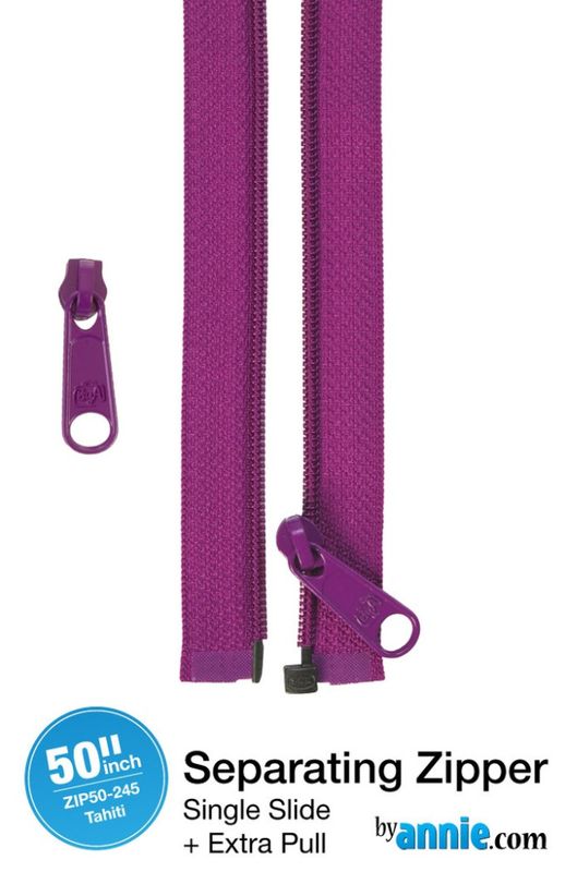 By Annie Delbar/ Separating Zipper TAHITI - 50