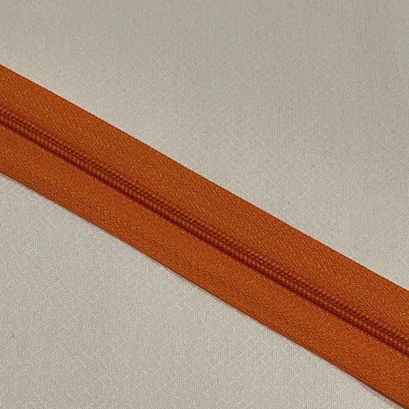 Glidelås 4mm - farge oransje