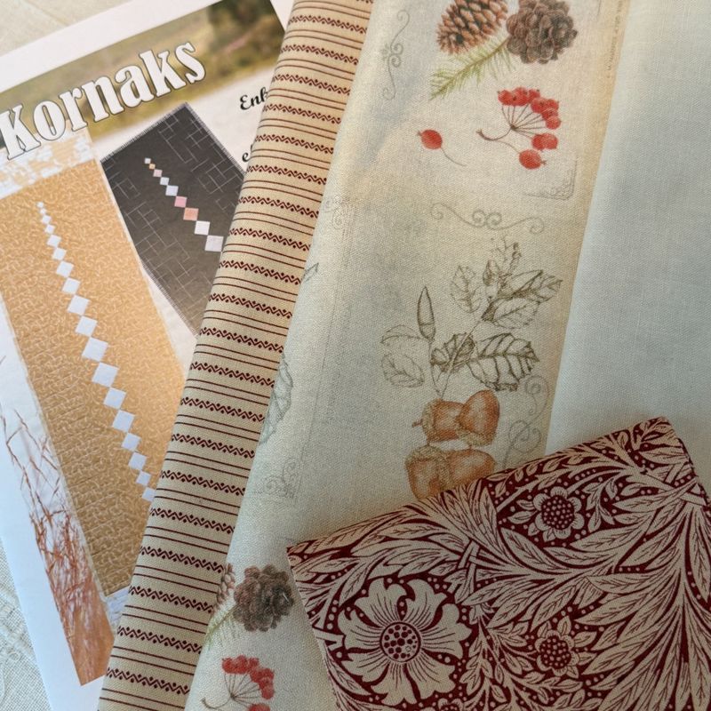 Kornaks Herbarium - matro   løper med ramme på endestykke 