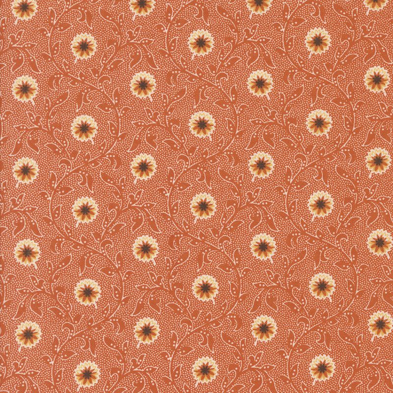 Pumpkin Spice Gatherings - Oransje med blomster og greiner 50cm