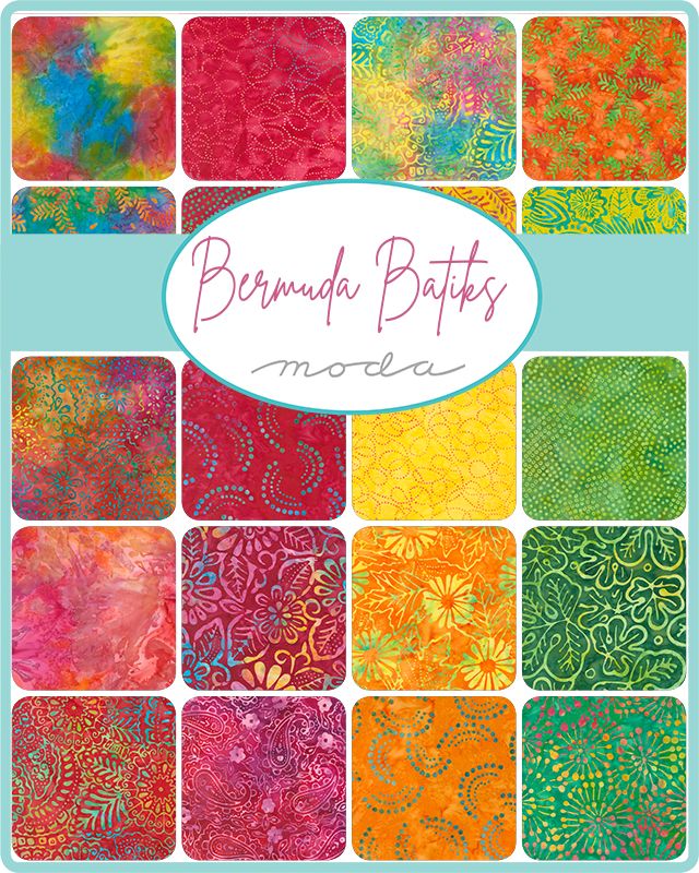Bermuda batikk - FQ (18x20